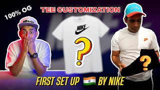Waste of Money??? 😭 Nike Tee DIY Customization 🇮🇳 Full Process 👟 Sneaker Store Tour Nike Mumbai