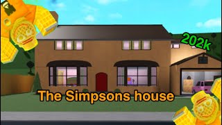 The Simpsons House in BloxBurg! (Tour)