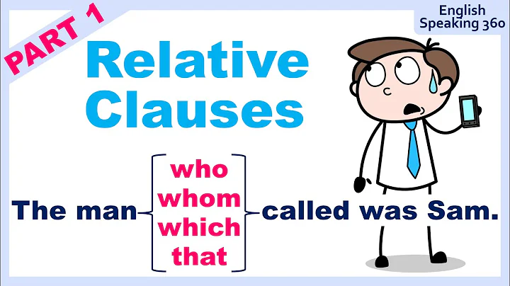 RELATIVE CLAUSES with Who / Whom / Which / That. PART 1 Easy Grammar Explanation ADJECTIVE CLAUSES