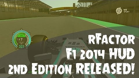 rFactor - F1 2014 HUD + TV Style 2nd Edition RELEASED!!!