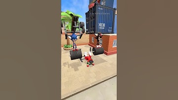 Sonic, Shadow & Knuckles Hit the Gym – But Then the Girls Walk By #sonic #shadow #knuckles #funny