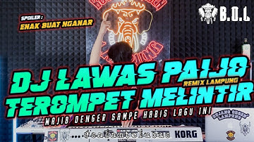 REMIX LAWAS PAIJO X TEROMPET MELINTIR AYING ADI FULL BASS || BUJANG ORGEN LAMPUNG 2023