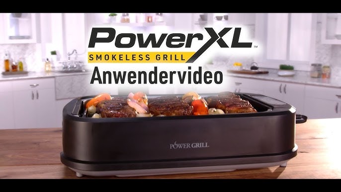 PowerXL Smokeless Grill Pro How to Operate Short Video