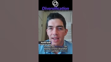 How to look at portfolio diversification with Austin Graff #shorts #investing