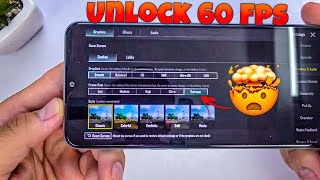 How to Unlock 60 fps | Pubg Mobile