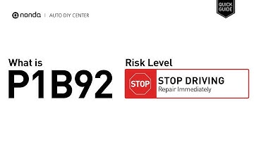 What is P1B92 Engine Code [Quick Guide]