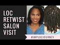 Loc Retwist Salon Visit | #JMPLOCJOURNEY