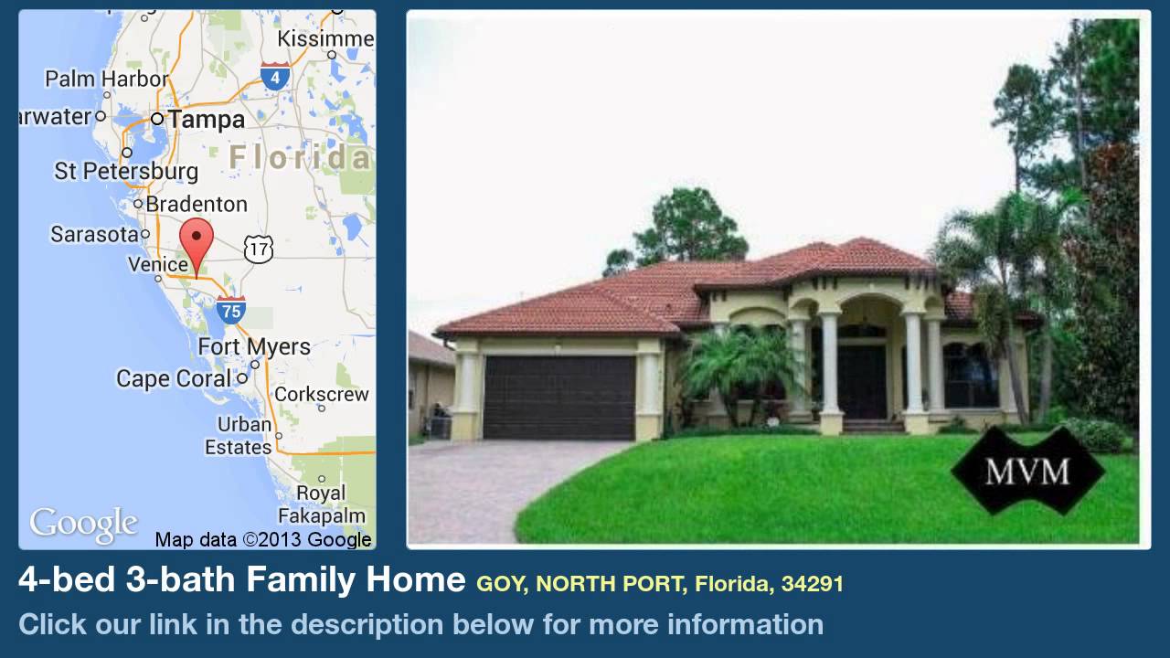 4-bed 3-bath Family Home for Sale in North Port, Florida on florida-magic.com