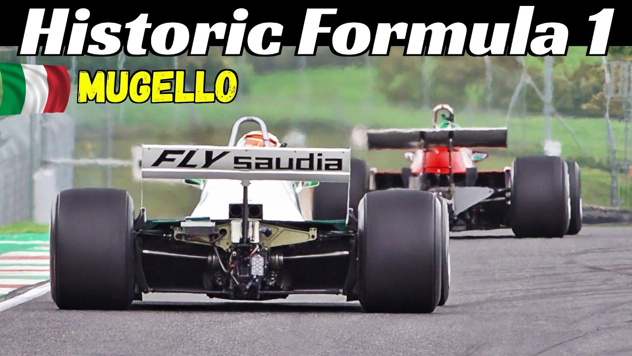 Masters Historic Formula One Championship at Mugello Circuit - Legendary 70s & 80s cars and sounds!