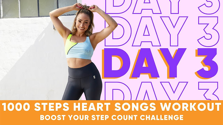 1000 Steps Heart Songs Workout I 5 Day Small Steps Challenge | Boost Your Step Count - Day 3