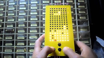 Arduino Nano tetris game on homemade 16x8 matrix