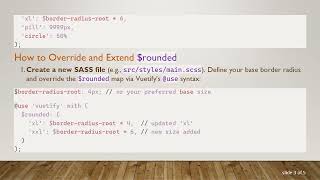 How to Customize border-radius Definitions in Vuetify 3 with SASS