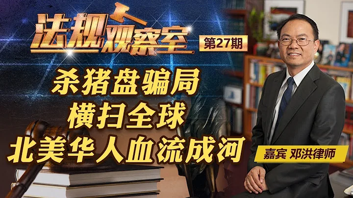 殺豬盤騙局橫掃全球北美華人血流成河《法規觀察室》20240508 - 天天要聞