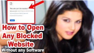 How to Open/Access Blocked Websites Without any Software 100% Fixed Chrome, Firefox, Opera In Hindi. screenshot 1
