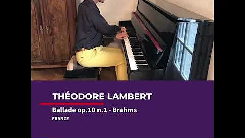 Thodore Lambert - Ballade op.10 n.1, Brahms