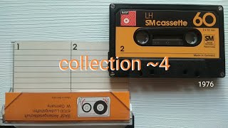 Collection ~4 Compact #Cassette #Sony #Agfa #Tdk  #Basf #Philips #Ampex #Maxell   Made In Japan