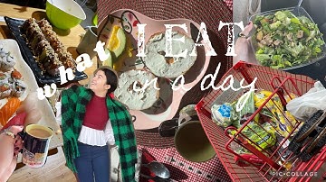 winter what I eat in a day + Trader Joe’s haul: healthy (ish) meals I vlogmas 2022: day 21