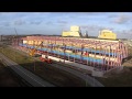 Bouw nieuwe verzendhal - timelapse video januari 2018