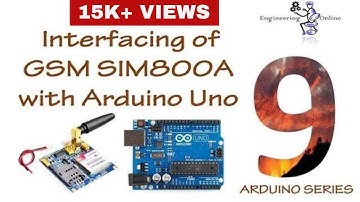 Interfacing of GSM SIM800A with Arduino Uno