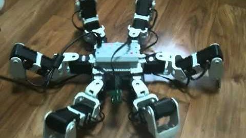 Robotis  KingSpider Hexapod Inverse Kinematics _Test1