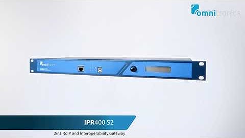 Omnitronics IPR400 S2 RoIP & Interoperability Gateway