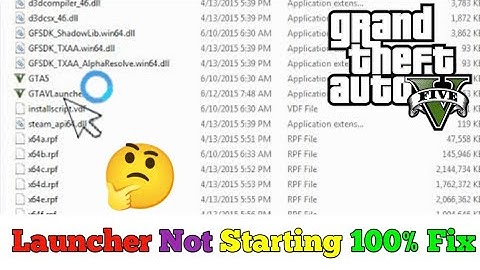 (2025) GTA 5 Game launching Error 100% Fixed |gtav launcher Not Starting when click on it issue