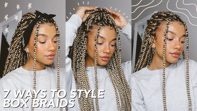 20 trendy ways to style your box braids for Summer 2022 - FroHub