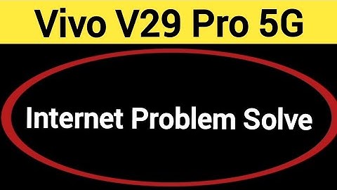 How to fix no network problem in V29 pro 5G | Vivo V29 5G, internet problem solve kaise karen