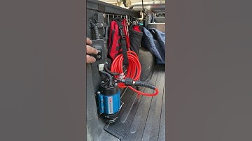 ARB Air compressor in action (Subscribe and like thanks) #arb #compressor #overlanding #truckbed