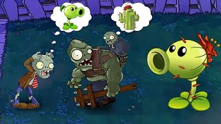 Plants Vs Zombies 2 Creative Funny Animation Gw Series 2021 - Cactus Vs Peashooter