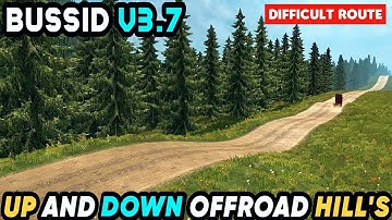 Mod Bussid 3.7.1 - UP AND DOWN OFFROAD HILL