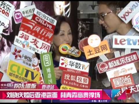 《搜狐娱乐》刘晓庆婚后香港露面 林青霞高贵撑场