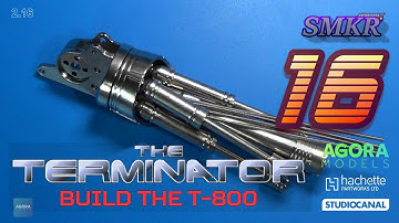 Agora Models Build the T-800 Terminator Pack 2 Stage 16 - Assembly of the First Lower Arm