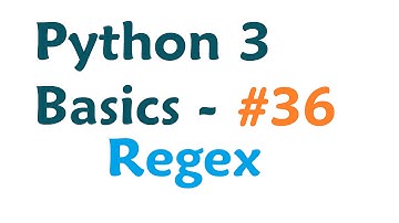 Python 3 Programming Tutorial - Regular Expressions / Regex with re