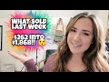 $262 into $1,868 in One Week! | What Sold on Ebay and Poshmark