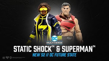 NEW Static shock™ & Superman™ | Action Figure Showcase