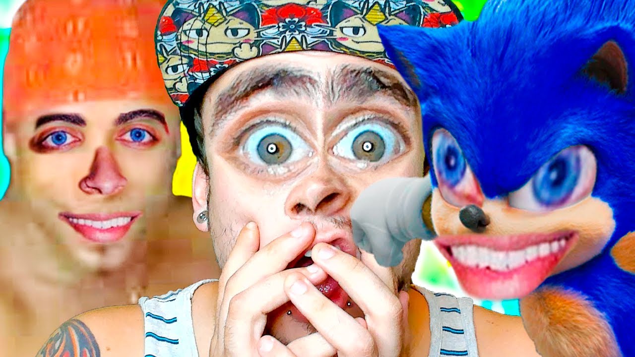 o SONIC ta DIFERENTE kkkkkkkkkkk - Cinema dos MEMES