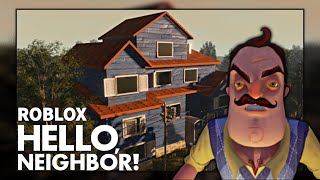 Hello Neighbor Prototype Classic remake - ROBLOX ! Final gameplay trailer