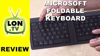 Microsoft Universal Foldable Keyboard Review - Bluetooth keyboard for phones, tablets, and computers