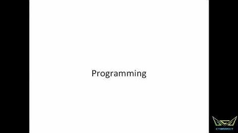 Advanced Penetration Module 02 Part 1   Programming from cybrary2 on Vimeo