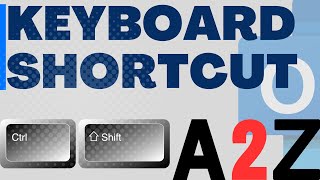 Outlook Keyboard Shortcut - Control + Shift + [A to Z]