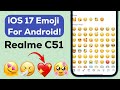 Realme C51 me Iphone Emoji kaise lagaye | Realme C51 me Iphone Emoji kaise use kare | ios emojis use