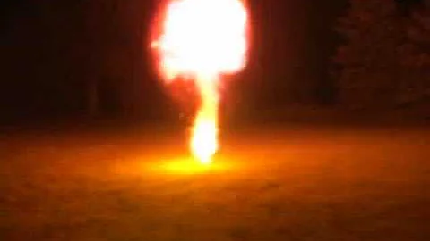 Fireball made from Coffee Creamer Huge Fireball