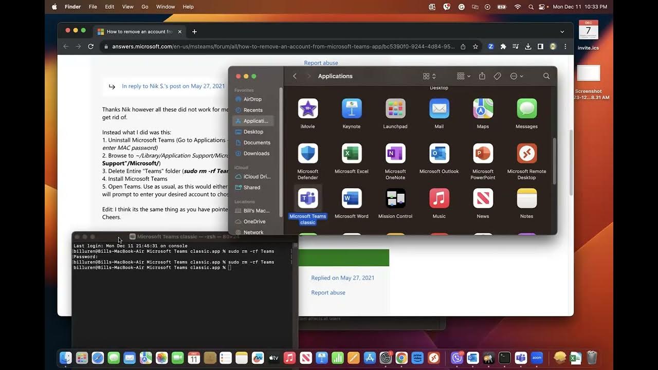 how-to-remove-old-account-from-teams-on-mac-youtube