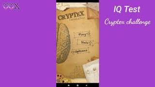 IQ Test Cryptex Challenge for Android. Test the power of your brain! screenshot 2