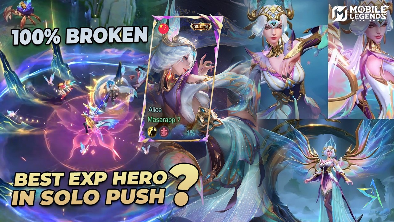 🔴BEST HERO TO RANK PUSH IN SOLO QUE! | Alice "Dreaming Monarch
