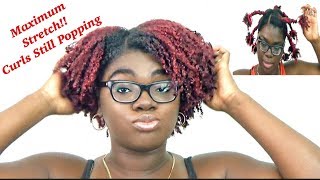 NO HEAT Stretched Wash and Go | Heatless Stretching