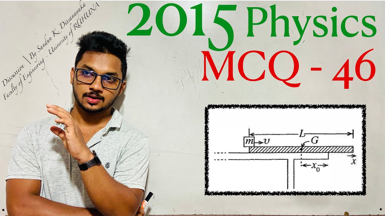 2015 Physics MCQ - 46  | By Sandun K. Dissanayaka | Channel A+