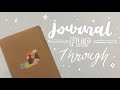 anime journal flip-through