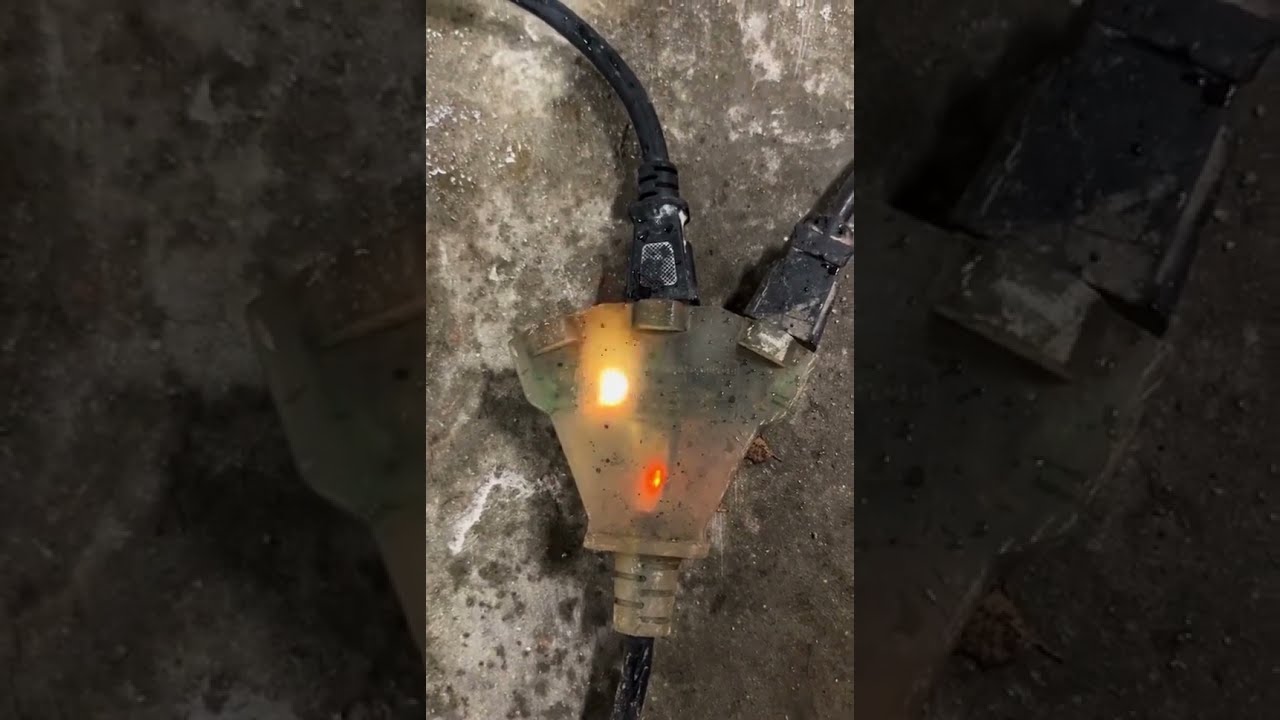 Watch As This Extension Cord Is On Its Last Leg 